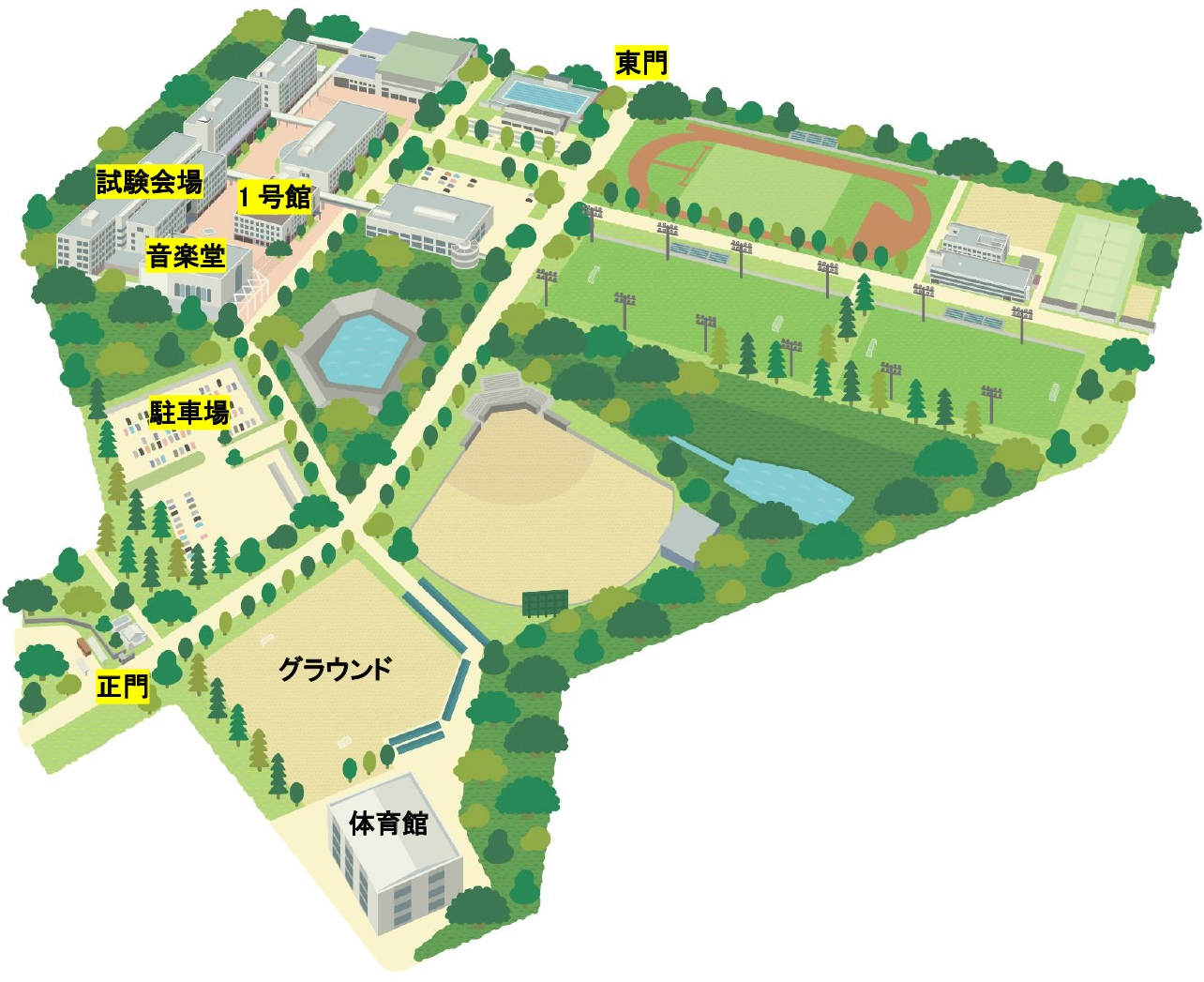 試験会場マップ