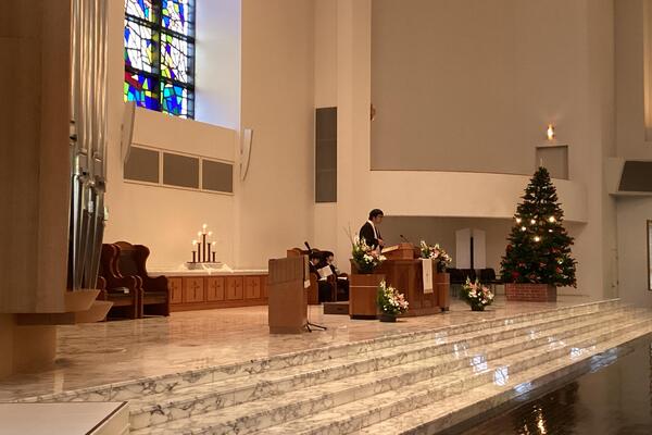 クリスマス礼拝を捧げました